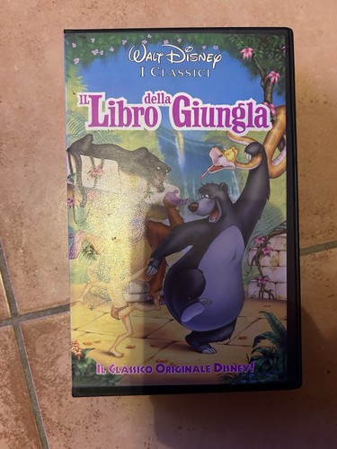 Vhs disney libro della - vhs,