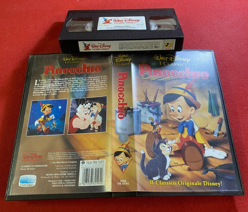 Pinocchio walt - vhs),