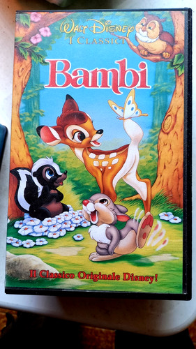 Bambi vhs walt disney - (1942),