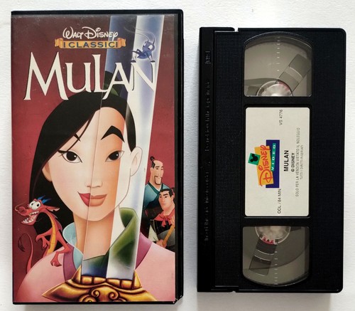 Vhs mulan film animazione - mulan,