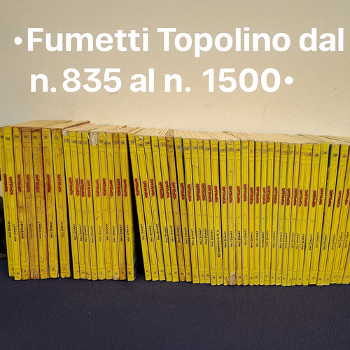 Fumetti topolino dal 835 al - topolino, n.